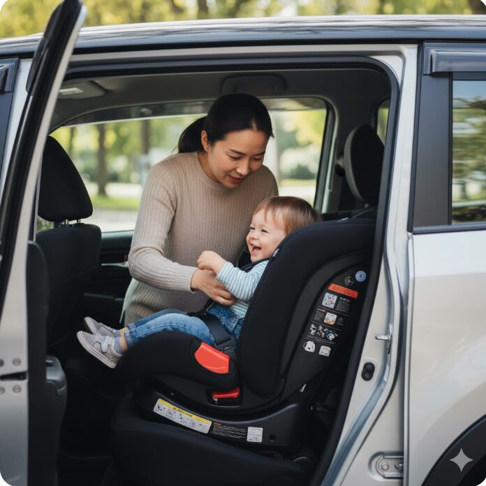 ファミカーオンライン | チャイルドシートは後部座席のどっち側?安全な位置と選び方を解説 ファミカーオンライン イメージ