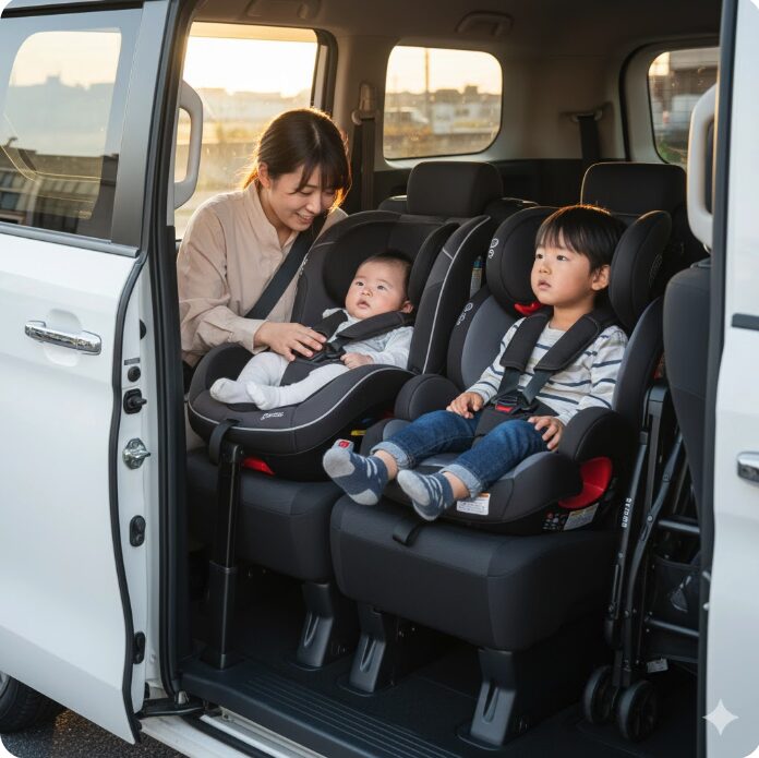 ファミカーオンライン | チャイルドシートは後部座席のどっち側?安全な位置と選び方を解説 ファミカーオンライン イメージ